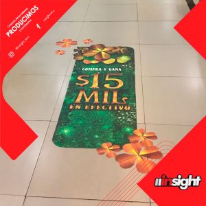 Floor graphic (adhesivo para piso)