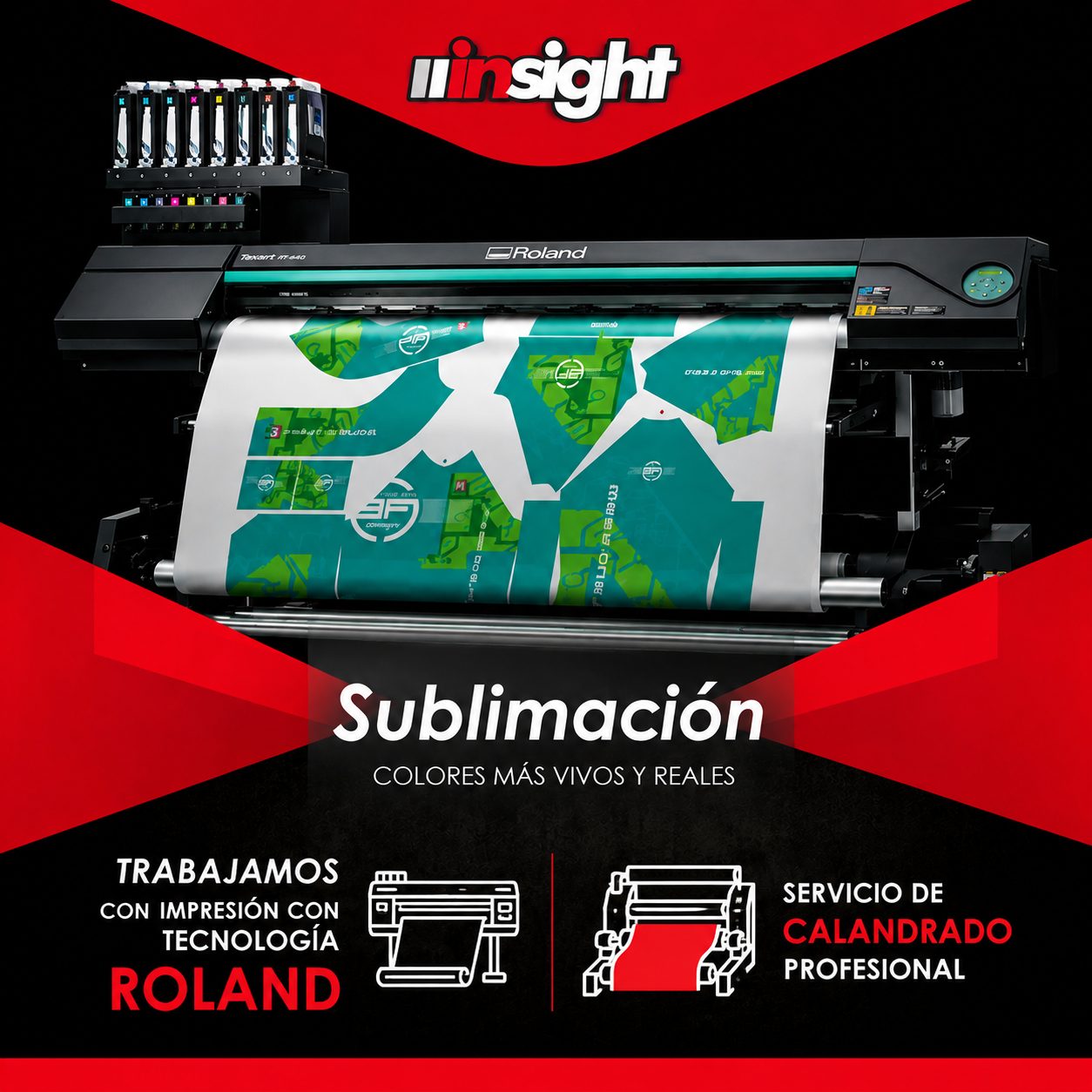 Sublimación textil e impresión en tela en Quito - Insight Ecuador